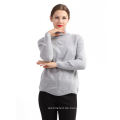 2017 Frauen Neueste Mode Stilvolle Pullover Braun Stil Kaschmir-pullover